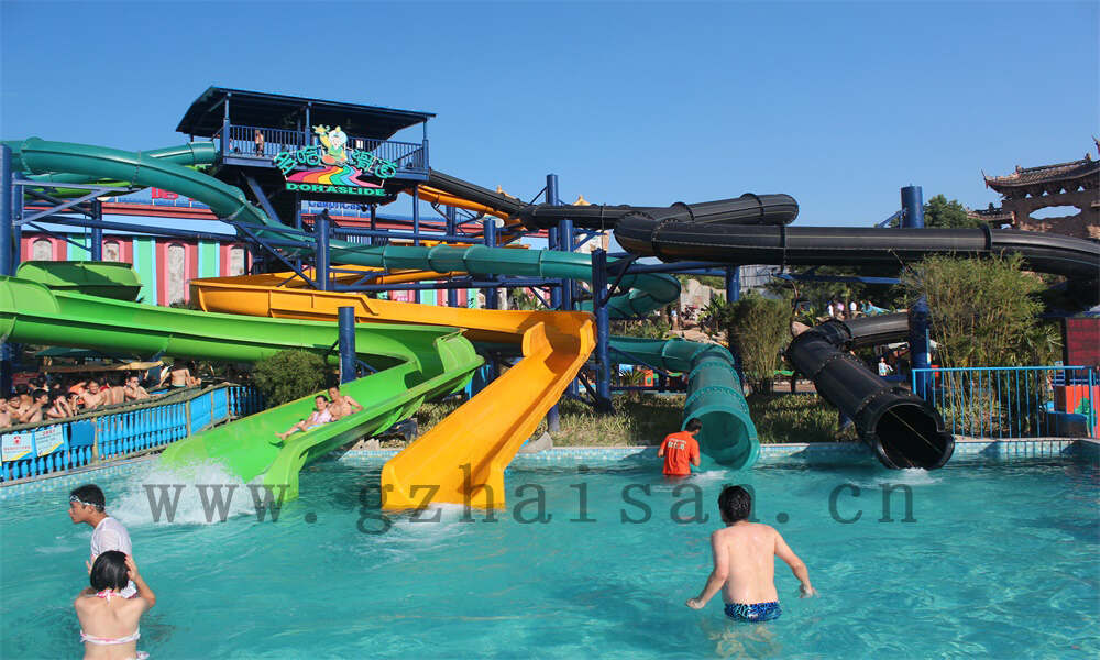 如何进行水上乐园设备的电源线检查?