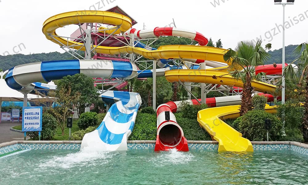 浙江杭州浪浪浪水公园螺旋滑道(2) 浙江杭州浪浪浪水公园螺旋滑道(2)